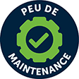 Peu de maintenance