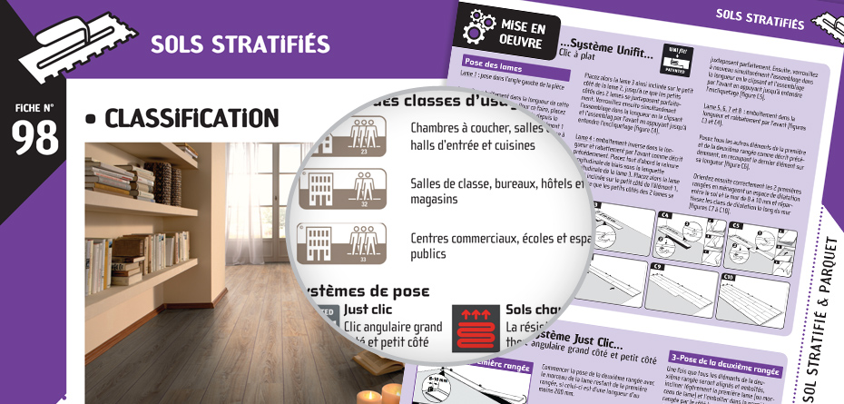 Classification des et étapes de mise en oeuvre
