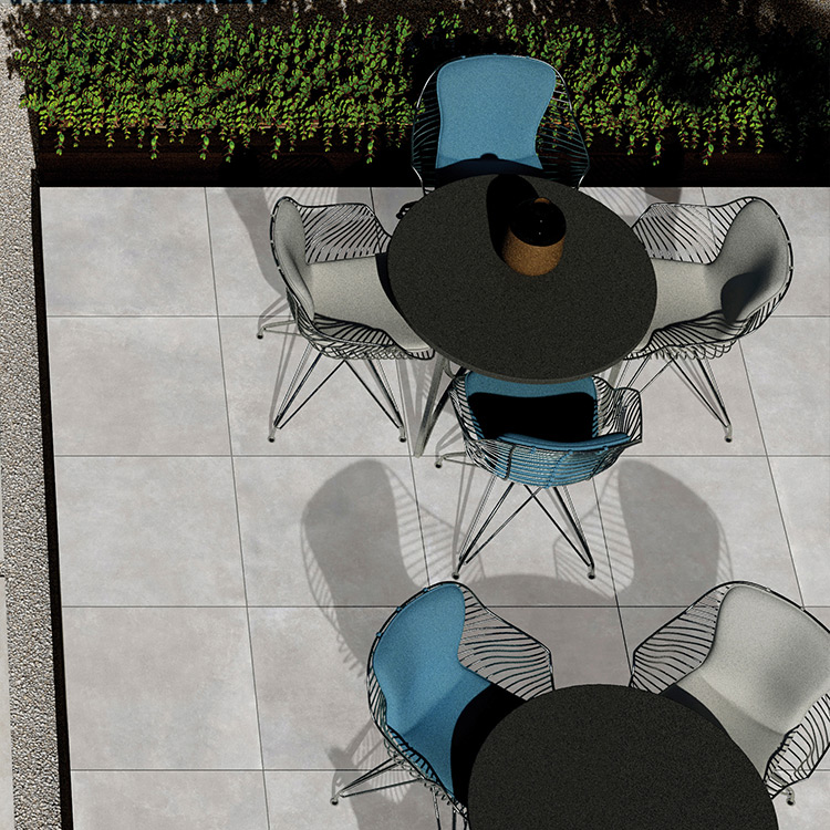 Terrasse carrelage