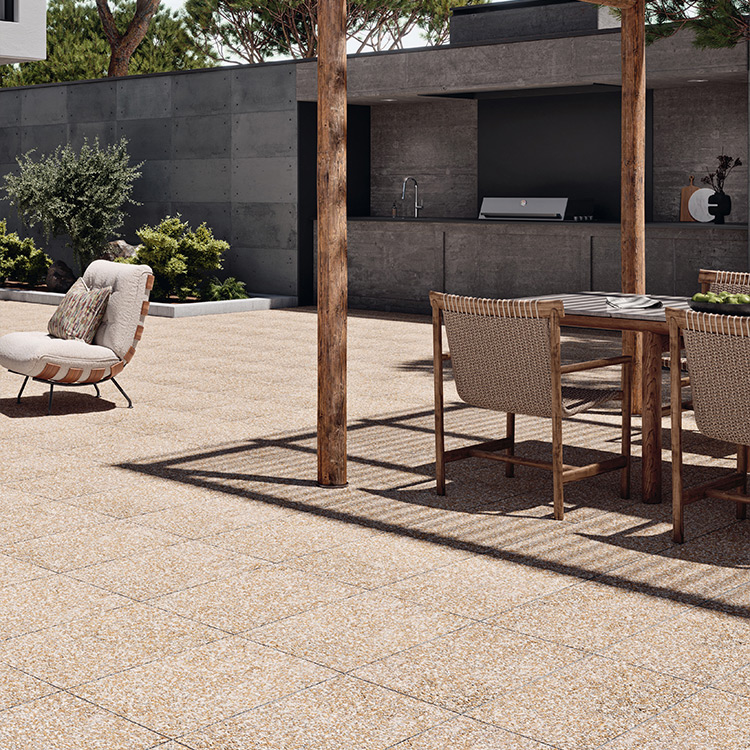 Terrasse dallage