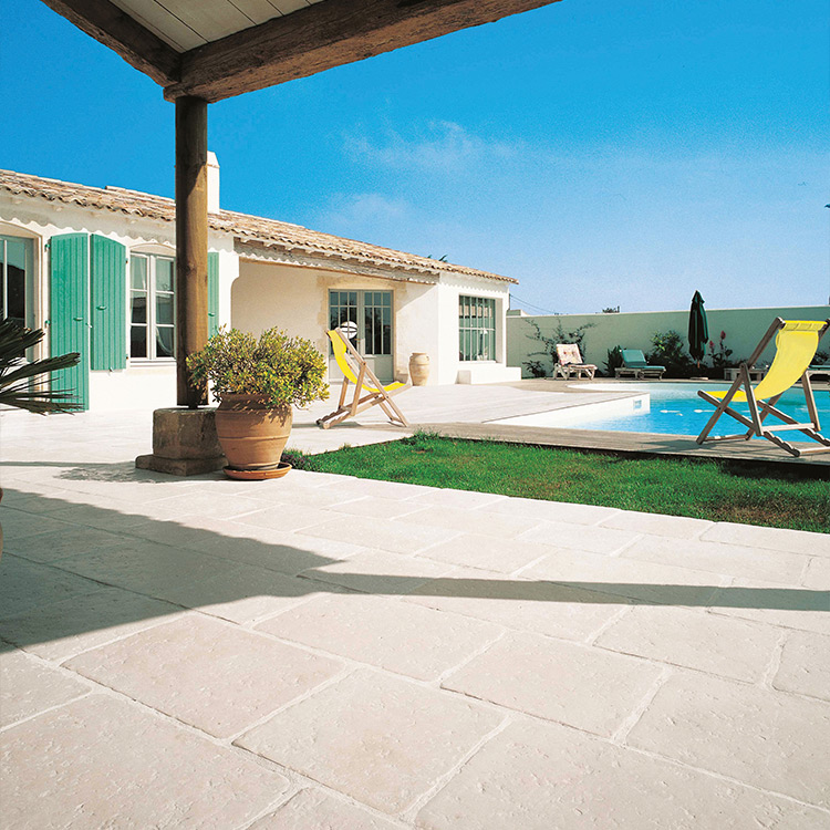 Terrasse dallage