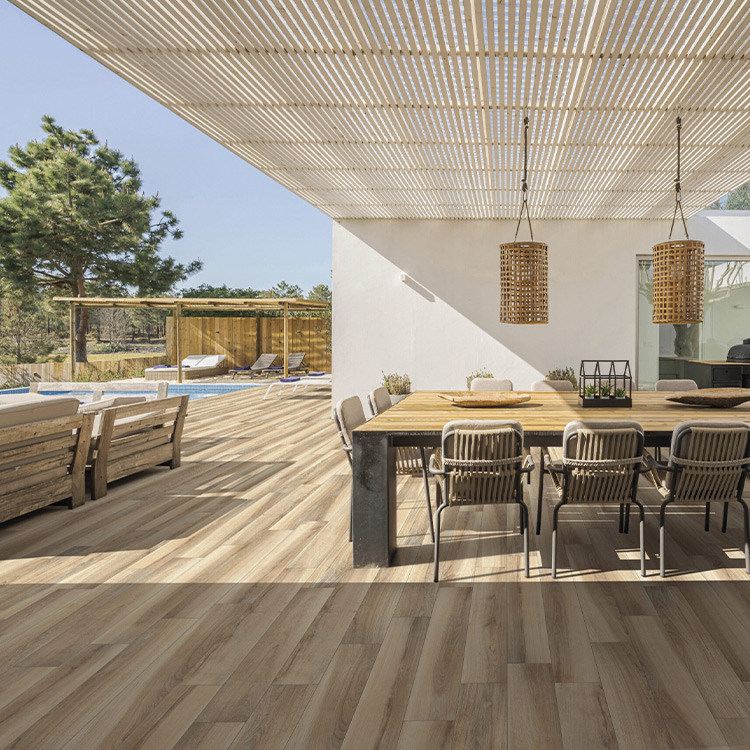 Terrasse carrelage