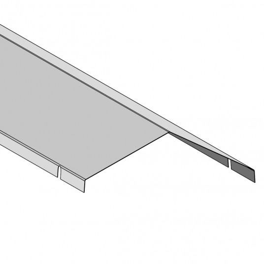 Faîtière double crantée