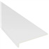 Bandeau de rive PVC en équerre pour toiture blanc