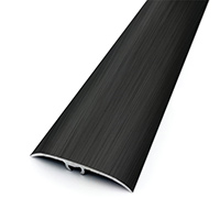 Seuil de porte multi-niveaux à fixation invisible - Plaxé Harmony Dinac Noir