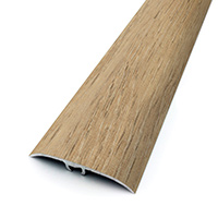 Seuil de porte multi-niveaux à fixation invisible - Plaxé Harmony Dinac Chêne Fario