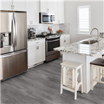 Lame de vinyle rigide à clipser CLIP 55 EDILIS avec sous-couche intégrée pour sol intérieur - Cliff - 18 cmx122 cm ép.5.5 mm