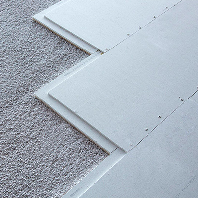 Plaques de sol pour chape sèche