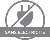 Sans électricité