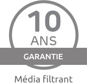 Garantie 10 ans média filtrant