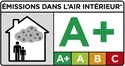 Émissions dans l'air intérieur A+