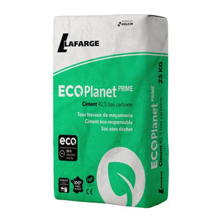 Lafarge ECOPlanet® Prime, Le Ciment à Faible Empreinte Carbone