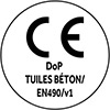 CE tuiles béton