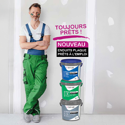 Enduits prêts à l'emploi Siniat