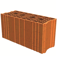 Brique Porotherm GF R20 TH+ Grand Format Roulée 20 cm R 1,45 m²K/W - H.299MM L.500MM Ép.200MM