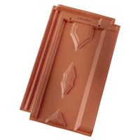 Tuile terre cuite Losangée - emboîtement grand moule à pureau variable - Nuagé