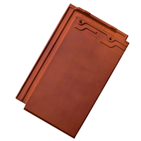 Tuile plate et lisse en terre cuite - Lisséa - emboîtement petit moule à pureau plat variable - Nuagé