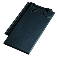 Tuile plate en argile - Vauban 2 Droite - emboîtement petit moule à pureau plat - Ardoise