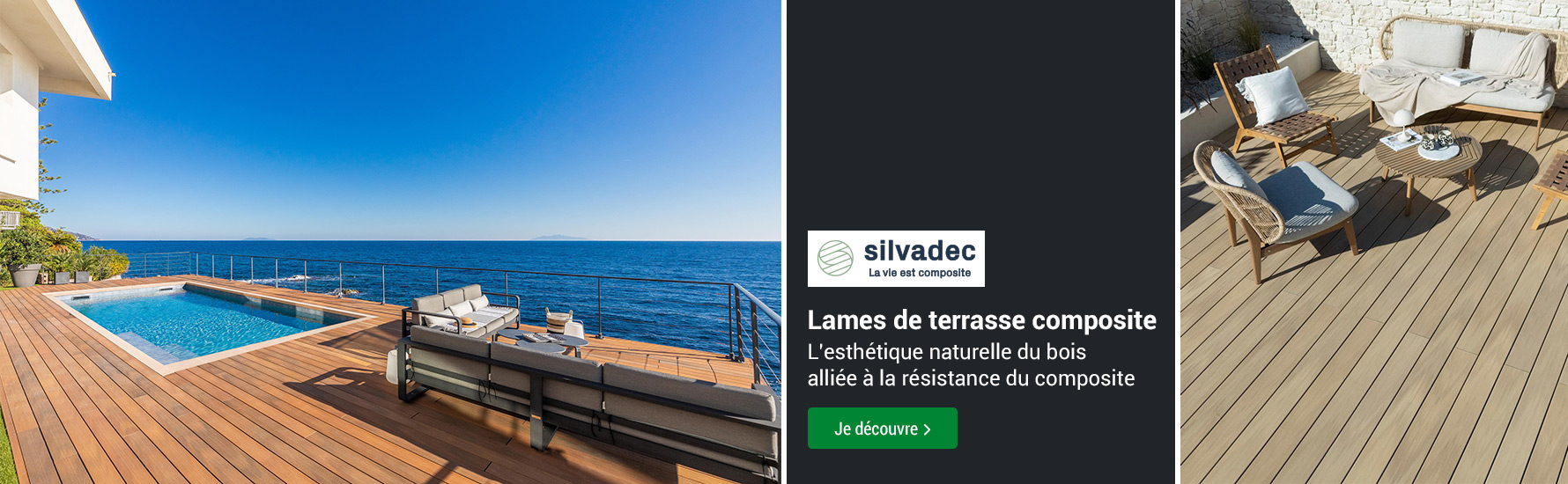 Silvadec - Lame de terrasse composite