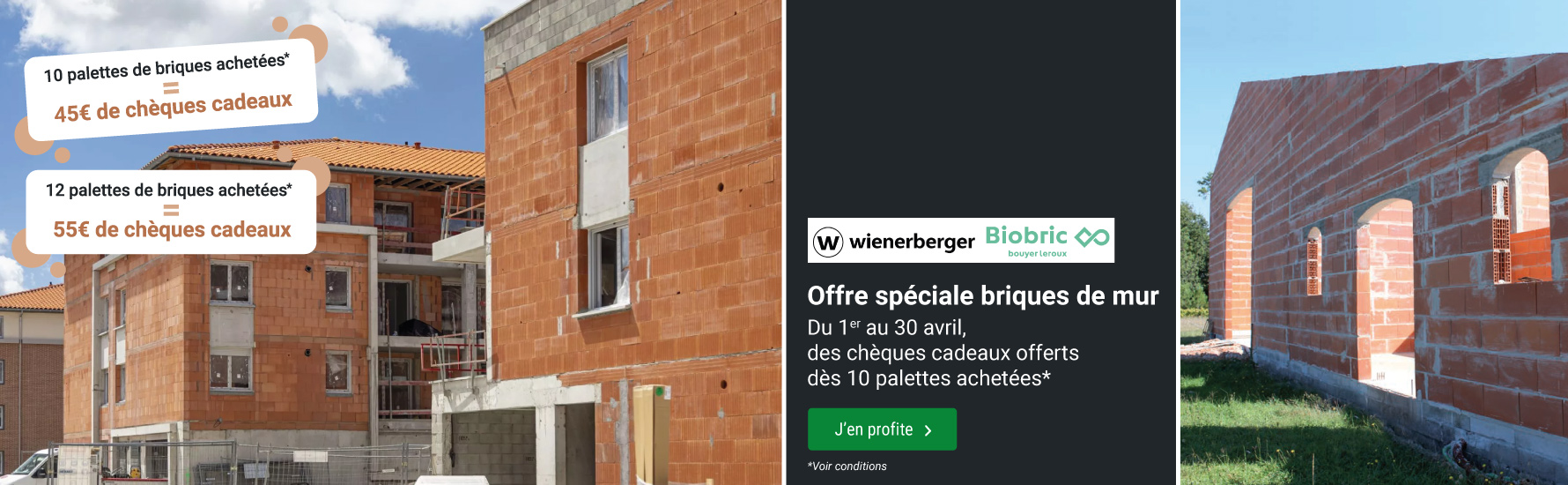 Wienerberger / Bouyer Leroux - Offre briques de mur