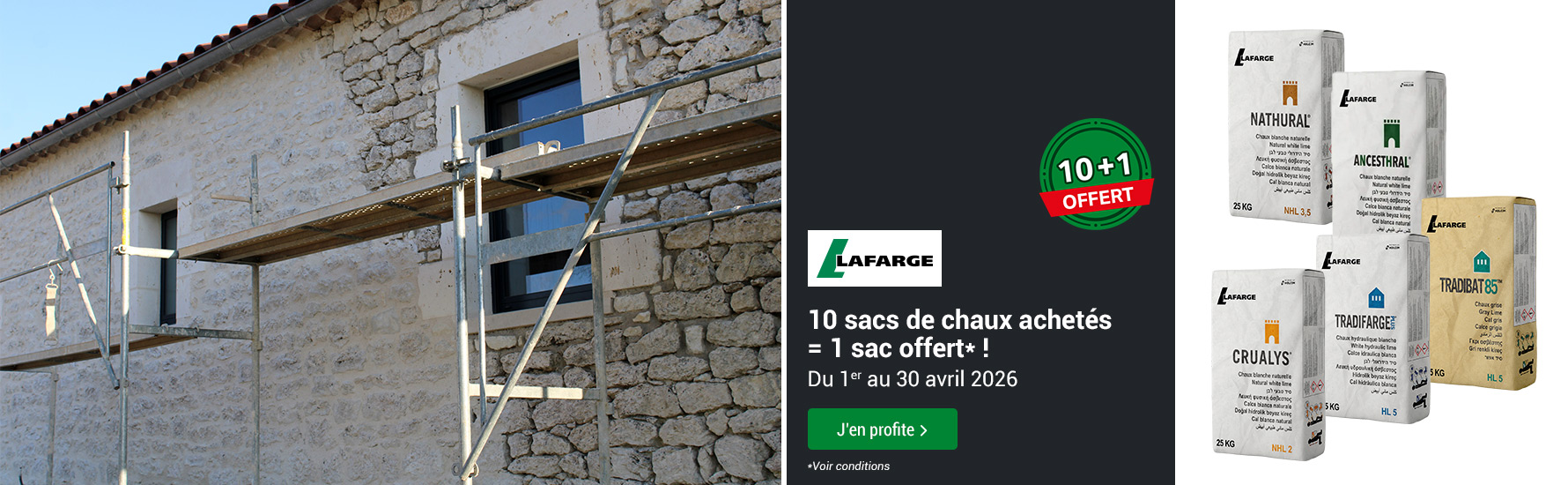 Lafarge - Offre chaux 10+1